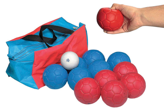 UltiMax Soft Bocce Game Set - 12 Balls, Jack, Carry Case