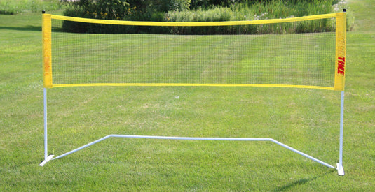 Sportime Portable QwikNet System: Adjustable 10-20 Foot Badminton Tennis Net