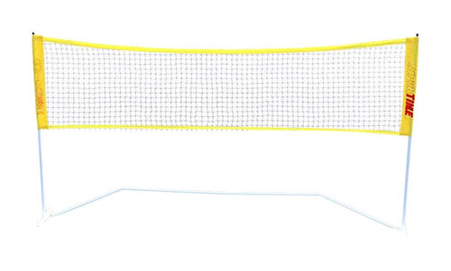 Sportime Portable QwikNet System: Adjustable 10-20 Foot Badminton Tennis Net