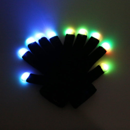 7-Color LED Light Show Gloves