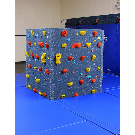 4 Panel Children's Climbing Wall with Safety Mats