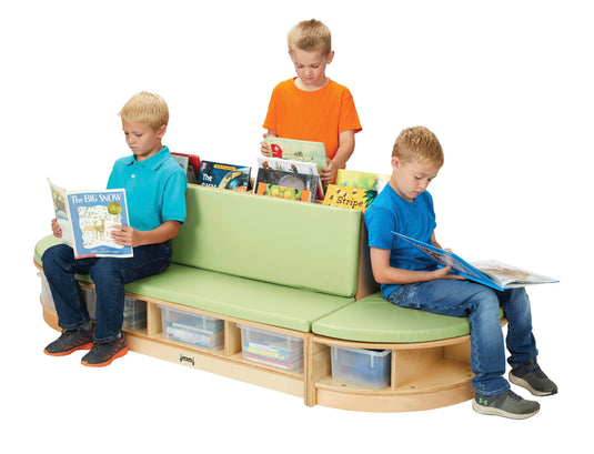 Read-a-Round 3-Piece Key Lime Seating Set with Storage