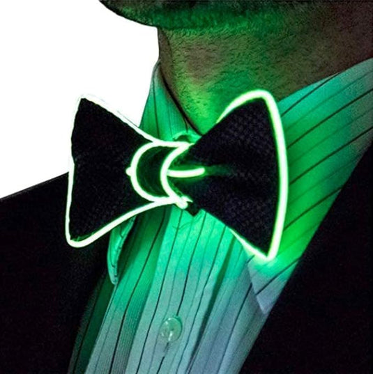 LED Light Up Suspenders and Bow Tie Set for Men