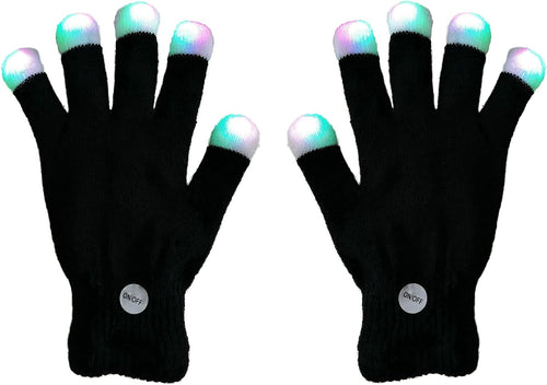 7-Color LED Light Show Gloves