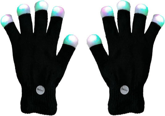 7-Color LED Light Show Gloves