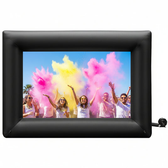 Large Outdoor Inflatable Projector Screen with Powerful 360W Air Blower