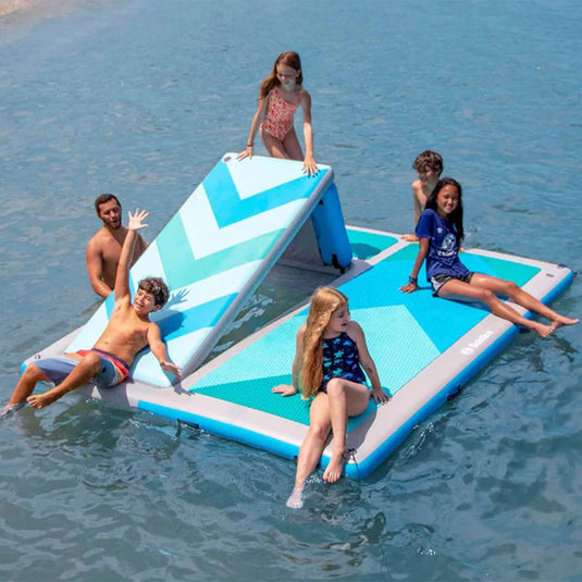 Watersports Convertible Slide Inflatable Dock for Recreation