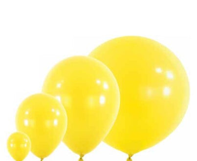 Round Latex Balloons – Standard Sunshine Yellow