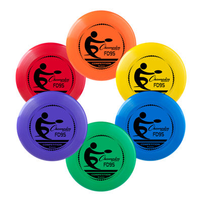95 Gram (Kids) Competition Plastic Disc - Set of 6
