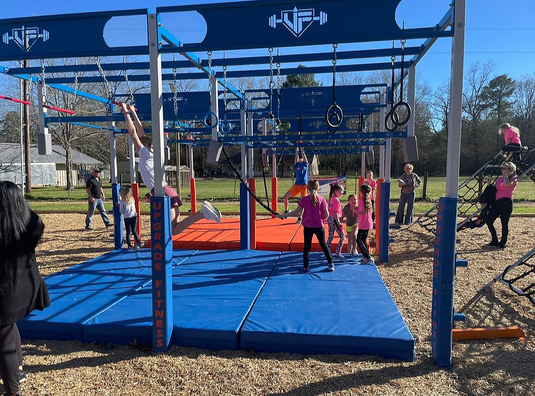 Ninja Rig 12x16 Powder-Coated Steel Obstacle Course