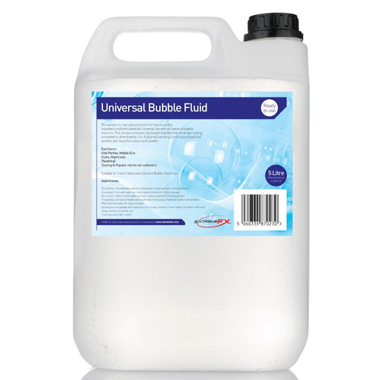 Extreme FX 5L Bubble Fluid – Lightweight Long‑Lasting Iridescent Bubbles