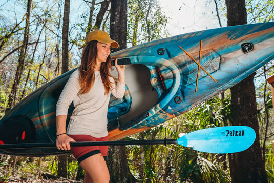 Kayak Lightweight Recreational Two Person Grey