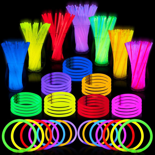  Glow Sticks with Bracelets
