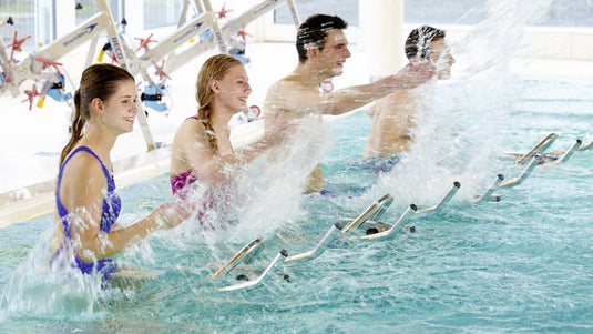 Compact Stainless Steel Aqua Cycling Bike for Aquatic Fitness Training