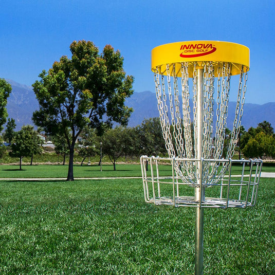 Permanent Disc Golf Basket – Championship Quality