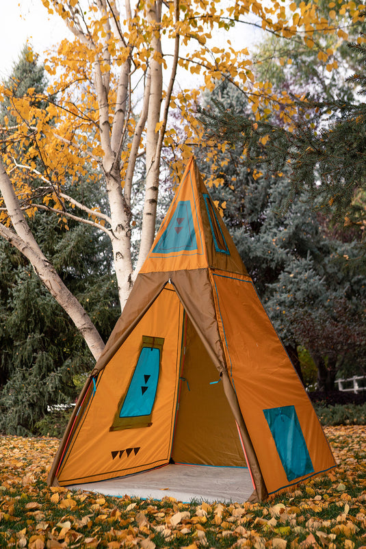 Giant Kids' Teepee: Durable, Waterproof, Safe Indoor/Outdoor Tent