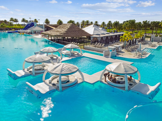 Package – Premium Inflatable Water Cabanas for 80 Guests