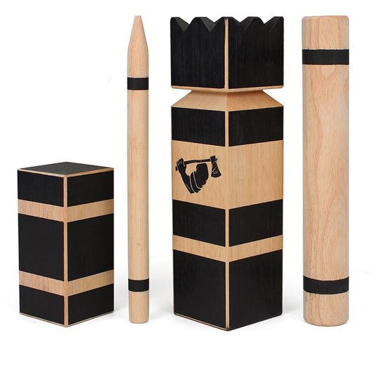 Solid Wood Kubb with Carrying Case